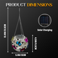 🌱♻️🎨 OFFRE LIMITÉE 50% DE RÉDUCTION! Suspension Solaire en Fer Artistique – Fer Forgé Artisanal, LED Chaude, Zéro Coût d'Électricité – Parfaite pour une Décoration Écologique ou des Fêtes au Jardin 🍃🕯️