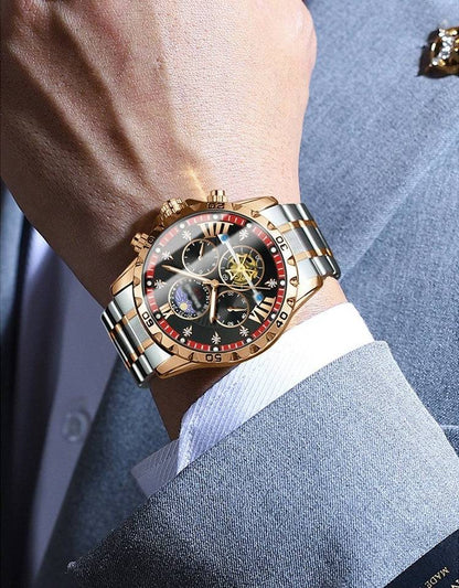 🎄Cadeau Noël Élégant : 50% de réduction⌚💧Montre Automatique Suisse Étanche - Mouvement Mécanique Visible