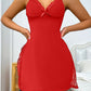 💐50% DE RÉDUCTION ! Robe fendue sexy – Décolleté profond & allure glamour 💋✨【Offre Limitée】