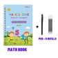 ✨✍️🪄 OFFRE LIMITÉE 50% DE RÉDUCTION! Cahier de Calligraphie Magique pour Enfants – Pages Réutilisables, Encre Effaçable, Traçage Amusant – Transforme l’Écriture en un Jeu Enchanté pour les Petits Apprentis 🌟