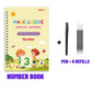 ✨✍️🪄 OFFRE LIMITÉE 50% DE RÉDUCTION! Cahier de Calligraphie Magique pour Enfants – Pages Réutilisables, Encre Effaçable, Traçage Amusant – Transforme l’Écriture en un Jeu Enchanté pour les Petits Apprentis 🌟