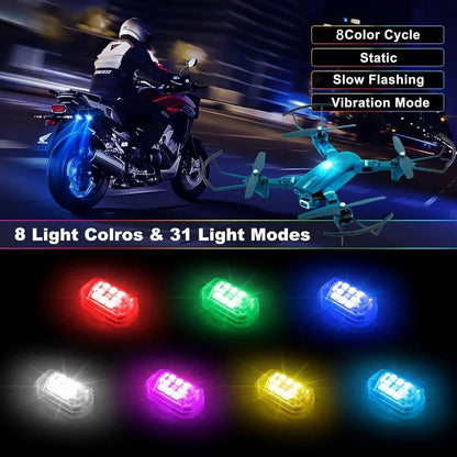 💡🛒 -60% ! 🚗 Lampes LED Sans Fil 8 Couleurs – Batterie 90 mAh, Étanche & Télécommande pour Voiture, Drone & Camping.