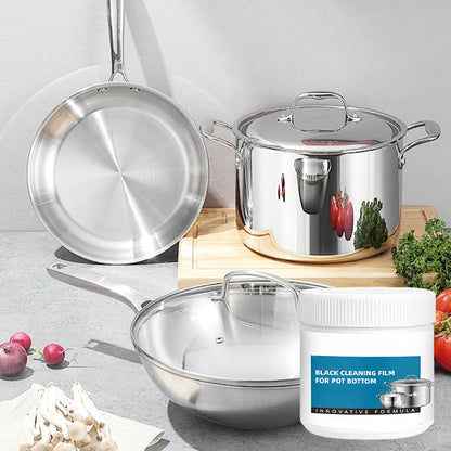 🧽 ACHETEZ 2 OBТENEZ 3! ✨ Pâte Dissolvante Résidus Brûlés - Nettoie en Profondeur Casseroles & Plats sans Rayures, Élimine Graisse et Carbonisation en 5 Min 🍳🔥