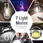 💡 Soleil de Poche | Lampe Torche Porte-Clés Rechargeable | Toujours sur Vous & 7 Modes 🔦【-50%】