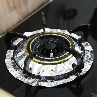 🍳🔥 Protections de Cuisinière en Feuille d'Aluminium – Jetables, Anti-Graisse et Disponibles en Format Rond ou Carré