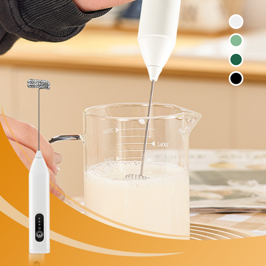 🥛 ACHETEZ 2, OBTENEZ 1 GRATUIT! 💐50% DE RÉDUCTION ! Mousseur Silencieux – Idéal pour Café & Cappuccino 🤫☕【Offre Limitée】