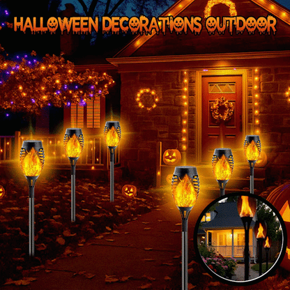 ☀️🛒 -50% ! 🌾Torches Solaires de Jardin – Allumage Automatique au Crépuscule – IP65 & Sans Fil pour Ambiance Magique.