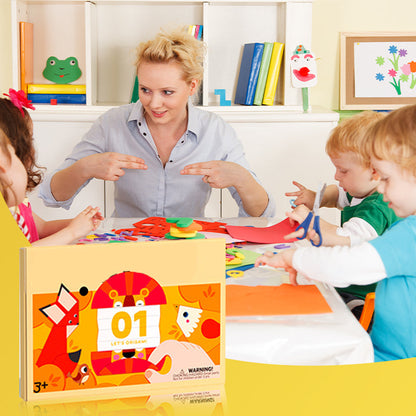 📢📢50% DE RÉDUCTION ! ✨Kit Complet de Papier 3D Coloré à Découper et Assembler