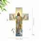 📢📢50% DE RÉDUCTION ! ✨🔥Décoration murale rétro avec croix représentant Jésus-Christ
