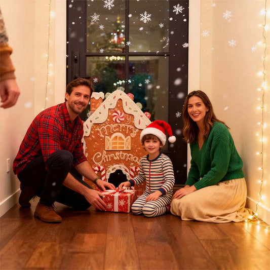 🍪 50% OFF NOW! ✨ Gingerbread Golf Set - Festive Holiday Game with 2 Putters & 6 Holes for Family Christmas Fun! 🎄🏌️‍♂️