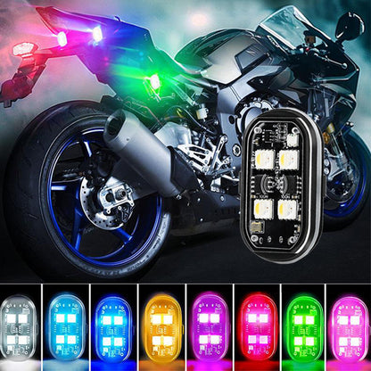 Feu d'avertissement LED portable pour voiture avec télécommande