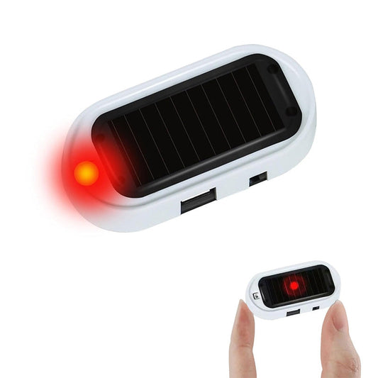 🚗💡 Lampe LED Solaire Clignotante Antivol pour Véhicule – Sans Fil, Résistante aux Intempéries et Installation Facile