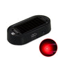 Lampe LED solaire clignotante compacte antivol