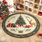 🎅Non-slip Round Christmas Tree Rug❄️