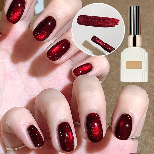 ✨ 54 % de réduction !!!💅Vernis à ongles gel brillant effet œil de chat – Finition magnétique, longue tenue & éclat multidimensionnel 🌟