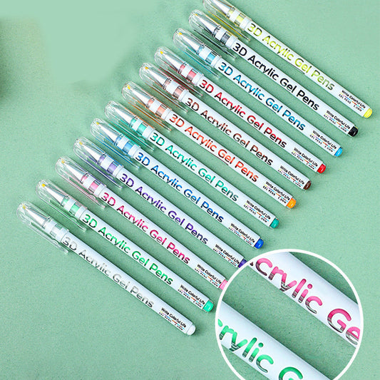 🎉 50 % DE RÉDUCTION ! ✨ Ensemble de stylos gel multicolores – Encre acrylique éclatante, pointe précise 1,0 mm & confort ergonomique 🎨🖋️