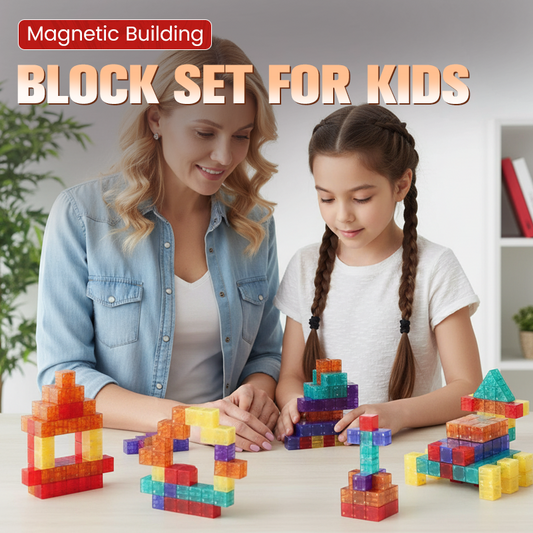 👨‍👩‍👧‍👦🎒🏗️ OFFRE LIMITÉE 50% DE RÉDUCTION! Blocs de Construction Magnétiques – 60+ Pièces, Sac de Rangement Inclus, Compatibles avec les Grandes Marques – Des Heures de Plaisir en Famille, Faciles à Emporter en Voyage ou aux Jeux 🧳🥳✨