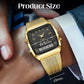 ⌛ Nouveauté 2026 | Montre Rétro Carrée Multifonction ✨【Double Affichage】