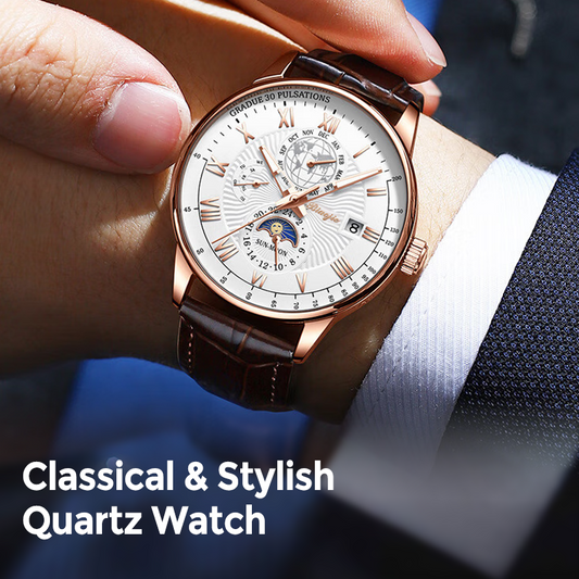 ✨ 60% de réduction !  ⌚ Découvrez la Montre à Quartz Homme : Classique et Intemporelle