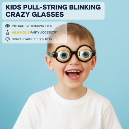 🥳👓✨ OFFRE LIMITÉE 50% DE RÉDUCTION! Lunettes Rigolotes à Tirer pour Enfants – Extensibles, Lumières LED Clignotantes, Design Accrocheur – Parfaites pour Anniversaires, Jeux de Déguisement & Farces Amusantes 🎂🤪