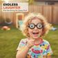 🥳👓✨ OFFRE LIMITÉE 50% DE RÉDUCTION! Lunettes Rigolotes à Tirer pour Enfants – Extensibles, Lumières LED Clignotantes, Design Accrocheur – Parfaites pour Anniversaires, Jeux de Déguisement & Farces Amusantes 🎂🤪