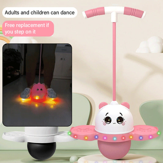 📢📢60% DE RÉDUCTION ! 🧒 Jouet d‘Équilibre et Saut – Lumières Colorées, Rebond Actif & Développe la Coordination Motrice ⚡✨