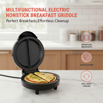 🔥🛒 -50% ! 🍽️Gril Électrique Antiadhésif – Multifonctionnel, Chauffe Rapide & Facile à Nettoyer