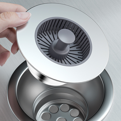 📢📢60% DE RÉDUCTION ! 🚰Bouchon de vidange d'évier escamotable avec crépine