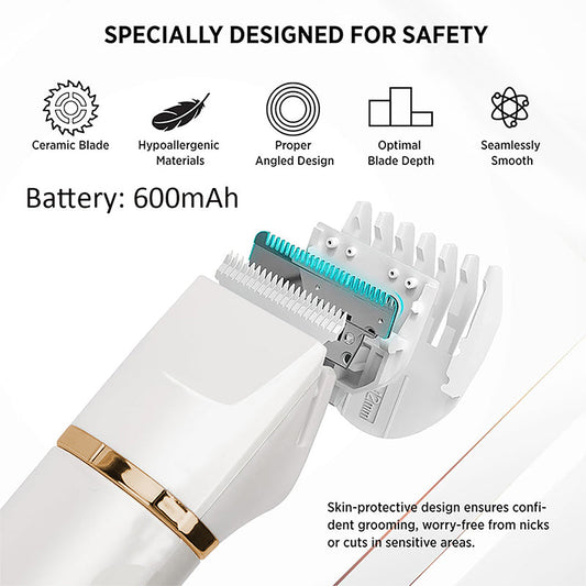 💐50% DE RÉDUCTION ! Tondeuse Corporelle Sans Fil – Douceur Absolue pour une Toilette Intime Confortable 🌊🛡️【Offre Limitée】