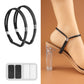 Sangles de fixation en strass pour talons hauts