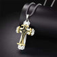 ✝️ NOUVEAUTÉ 2026 | Pendentif Croix Bicolore | Tendance & Ultra Léger 🔗【1 acheté = 1 offert】