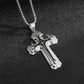 ✝️ NOUVEAUTÉ 2026 | Pendentif Croix Bicolore | Tendance & Ultra Léger 🔗【1 acheté = 1 offert】