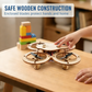 🌳🐞 OFFRE LIMITÉE 50% DE RÉDUCTION! Kit de Drone en Bois DIY pour Enfants – Maintien d’Altitude, Télécommande Réactive, Design Anti-Choc – Des Heures d’Aventure en Plein Air et de Sourires 🚁☀️🍃