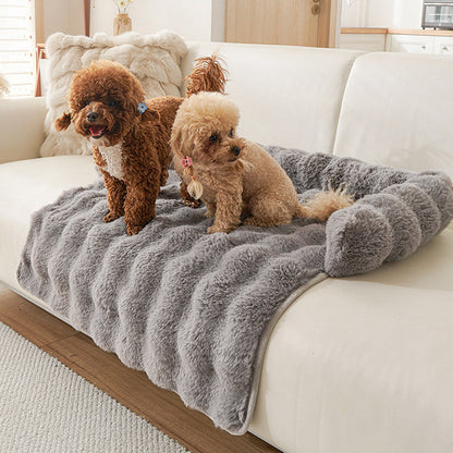 🐾 60% DE RÉDUCTION! 🛏️ Lit pour Animaux Épais – Chaud, Antidérapant & Bord Relevé Confortable 🧵