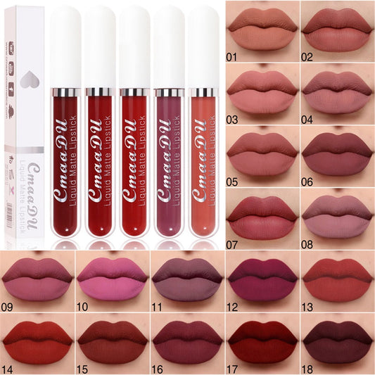 💐50% DE RÉDUCTION ! Rouge à Lèvres Mat Waterproof – Résiste à l’Eau & à la Chaleur ☀️💧【Offre Flash】