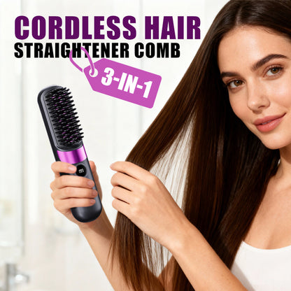 📢📢50% de réduction ! 🔥 Nouveauté Hiver : La Brosse Lisseur Intelligente 3-en-1 – Redéfinissez Votre Styling Capillaire