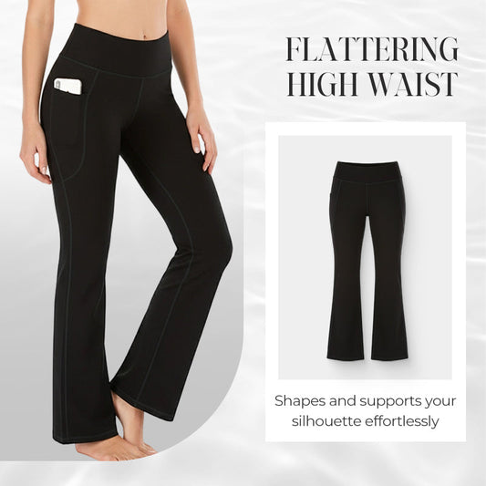 🌟 Gainage Intégral 2026 | Legging Bootcut avec Poche 💖【Ventre Plat & Fesses Galbées】