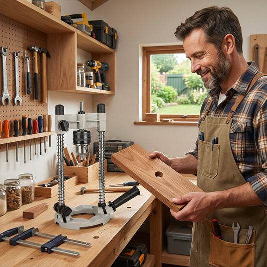 📢📢50% de réduction ! ⚙️Étau de Perçage Professionnel - Support Multi-Angles pour perceuse 🔩