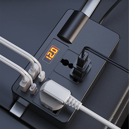 📢📢50 % de réduction !!🔋Convertisseur portable pour voiture 12 V/24 V à 220 V avec affichage numérique