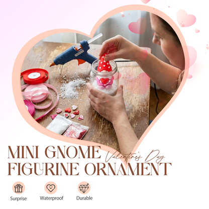 📢📢 50 % DE RÉDUCTION !! 💝 Offre Cadeau Parfaite : Figurine Nain Déco « Saint-Valentin » - Un Amour de Miniature