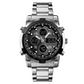 💐50% DE RÉDUCTION ! Montre Homme Acier Inox 48mm – Cadran Imposant & Bracelet Solide 🔩⚡【Prix Imbattable】