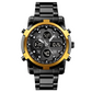 💐50% DE RÉDUCTION ! Montre Homme Acier Inox 48mm – Cadran Imposant & Bracelet Solide 🔩⚡【Prix Imbattable】
