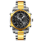 💐50% DE RÉDUCTION ! Montre Homme Acier Inox 48mm – Cadran Imposant & Bracelet Solide 🔩⚡【Prix Imbattable】