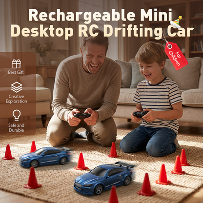 🎁 Le Cadeau Ultime pour Passionnés - Voiture de Drift RC Mini Rechargeable - Puisse en Espace Limitée 【Promo -50%】
