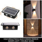 ✨ Lueur Élégante d‘Extérieur | Lampe Murale Solaire Auto | Étanche pour Terrasse/Façade 🌙【-50% Aujourd‘hui】