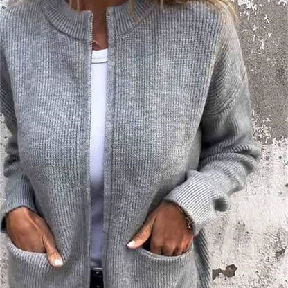 ☀️ Essentiel 2026 | Veste Légère Zippée pour Femme | Parfait Printemps/Automne 💫