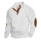 ✨ Basique Raffiné | Sweat-shirt Homme à Col Jacquard Texturé 👔【Nouveauté】