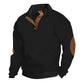✨ Basique Raffiné | Sweat-shirt Homme à Col Jacquard Texturé 👔【Nouveauté】