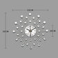 ✨🕰️ 60 % de réduction ⚡ Horloge murale créative avec strass – Silencieuse, luxe minimaliste & résistante pour salon, salle à manger ou entrée ! 💎🏡