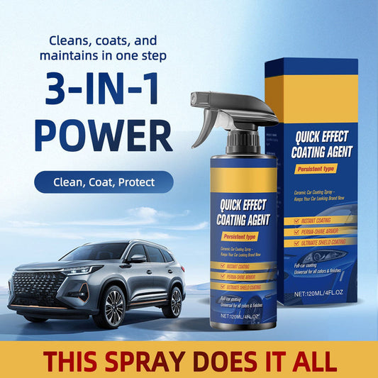 🚗✨ 60 % de réduction ⚡ Spray de revêtement 3-en-1 pour voiture – Brillant immédiat, protection hydrofuge & résistance toute saison 🌧️☀️